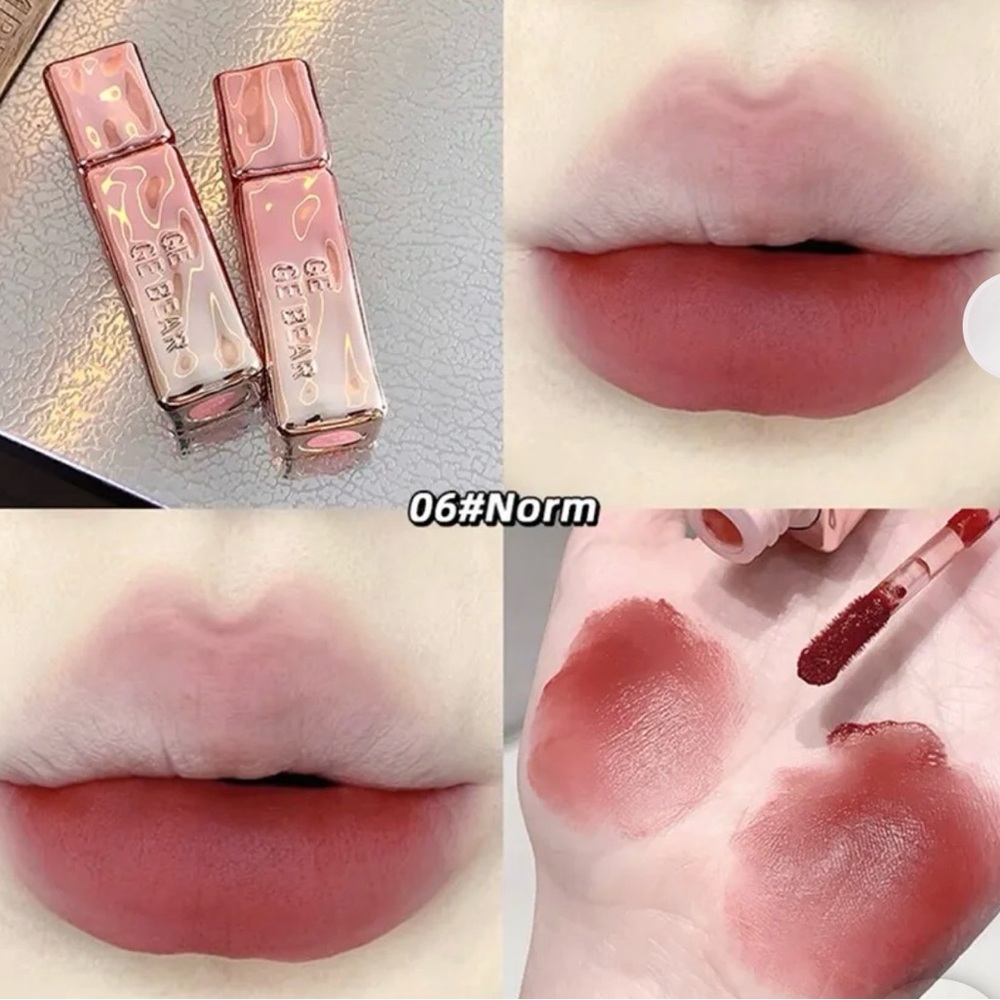 Gege Bear Velvet Fog Matte Air Lip Mud - Color #6